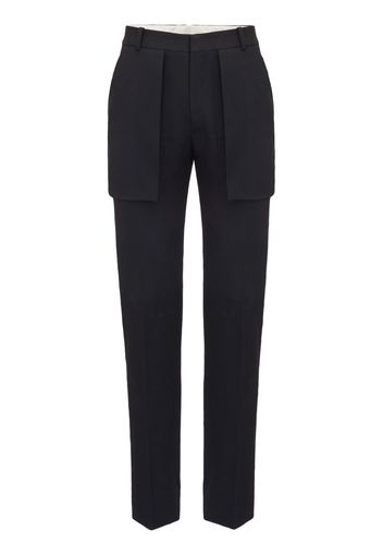 Alexander McQueen Pantaloni sartoriali con tasche - Nero