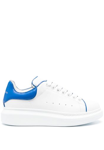 Alexander McQueen Oversized low-top leather sneakers - Bianco