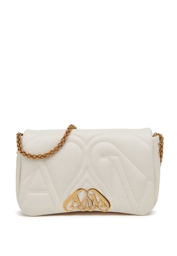 Alexander McQueen small The Seal shoulder bag - Bianco