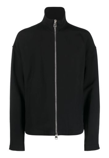 Alexander McQueen high-neck zipped jacket - Nero