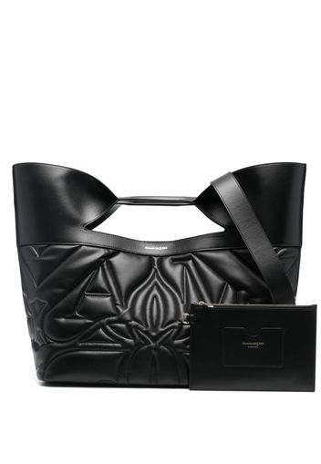 Alexander McQueen Seal logo tote bag - Nero