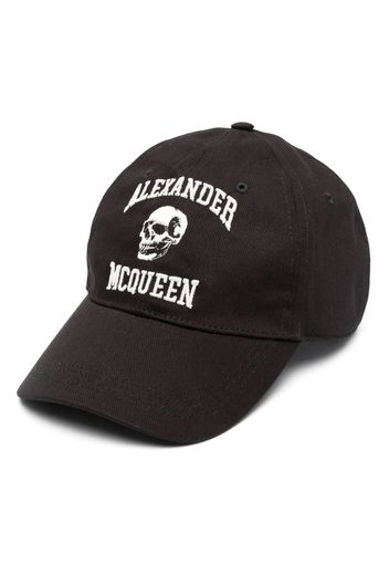 Alexander McQueen embroidered-motif baseball cap - Nero