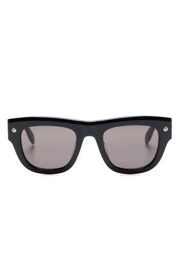 Alexander McQueen tinted square-frame sunglasses - Nero