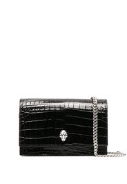 skull-embellished crossbody bag