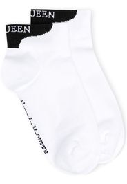 Balenciaga x adidas Soccer logo-intarsia socks - Bianco