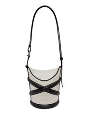 Alexander McQueen Borsa a secchiello The Curve - Toni neutri