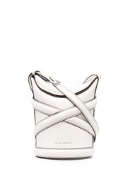 Alexander McQueen Borsa a secchiello Curve - Bianco