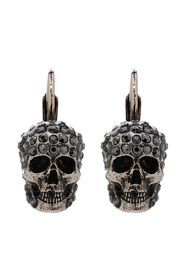 Alexander McQueen AMCQ SILV CRYSTL SKULL ERNG - Argento