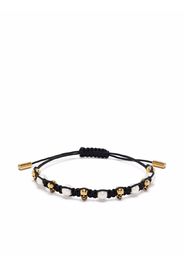 Alexander McQueen Bracciale con teschio - Nero