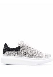 Alexander McQueen Oversized crystal-embellished sneakers - Bianco