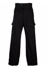 Alexander McQueen flap-pocket cotton trousers - Nero