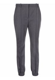 Alexander McQueen pressed-crease trousers - Grigio