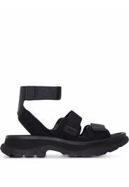 Alexander McQueen Tread flat sandals - Nero