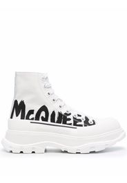 Alexander McQueen Tread Slick hi-top sneakers - Bianco