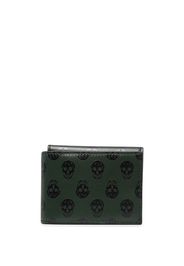 Alexander McQueen Portafoglio con stampa - Verde