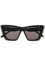 Alexander McQueen Occhiali da sole cat-eye - Nero