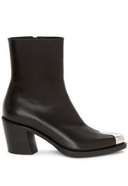 Alexander McQueen pointed-toe ankle boots - Nero