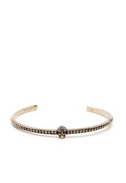 Alexander McQueen Bracciale rigido con pendente - Oro