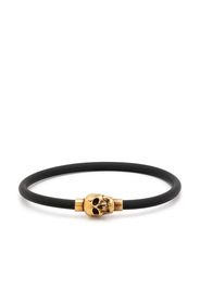 Alexander McQueen skull-plaque bracelet - Nero