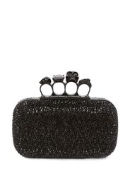 Alexander McQueen Clutch Four Ring - Nero