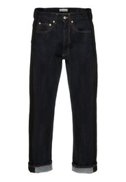 Alexander McQueen Jeans crop dritti - Blu