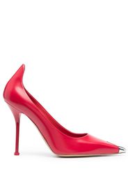 Alexander McQueen Pumps con punta a contrasto - Rosso