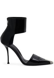 Alexander McQueen Punk 105mm pointed-toe pumps - Nero