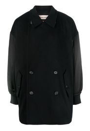 Alexander McQueen double-breasted wool coat - Nero