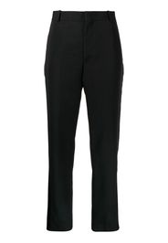 Alexander McQueen Pantaloni con banda laterale - Nero