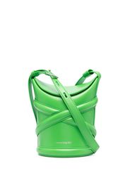 Alexander McQueen The Curve bucket bag - Verde