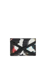 Alexander McQueen graphic-print logo wallet - Multicolore