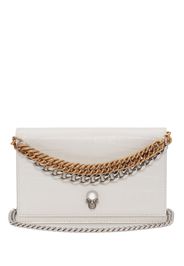 Alexander McQueen leather skull-stud bag - Toni neutri