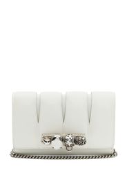 Alexander McQueen The Slash leather crossbody bag - Bianco