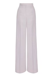 Alexander McQueen floor-length wool trousers - Toni neutri