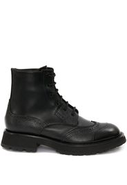 Alexander McQueen Punk Worker lace-up boots - Nero