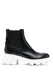 Alexander McQueen Rave leather Chelsea boot - Nero