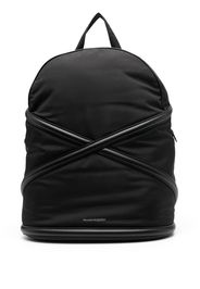 Alexander McQueen The Harness logo backpack - Nero