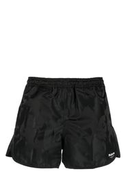 Alexander McQueen Graffiti swim shorts - Nero