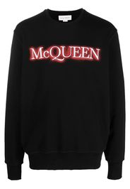 Alexander McQueen logo-print sweatshirt - Nero