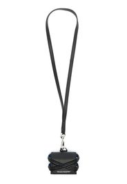 Alexander McQueen logo-print headphone case - Nero