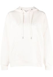 Alexander McQueen logo-print drawstring hoodie - Toni neutri