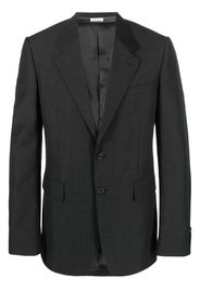 Alexander McQueen single-breasted wool blazer - Grigio