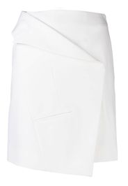 Alexander McQueen Minigonna asimmetrica - Bianco