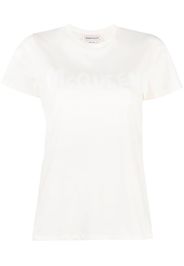 Alexander McQueen logo-print T-shirt - Bianco