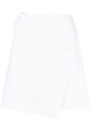 Alexander McQueen asymmetric miniskirt - Toni neutri