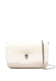 Alexander McQueen skull-plaque crossbody bag - Toni neutri