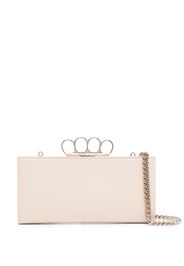 Alexander McQueen knuckleduster clutch bag - Toni neutri