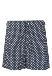 Alexander McQueen skull-print shorts - Blu