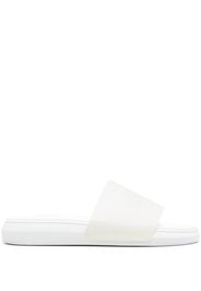 Alexander McQueen transparent-design slides - Bianco