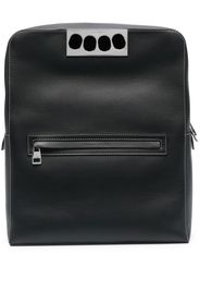 Alexander McQueen signature-handle leather backpack - Nero